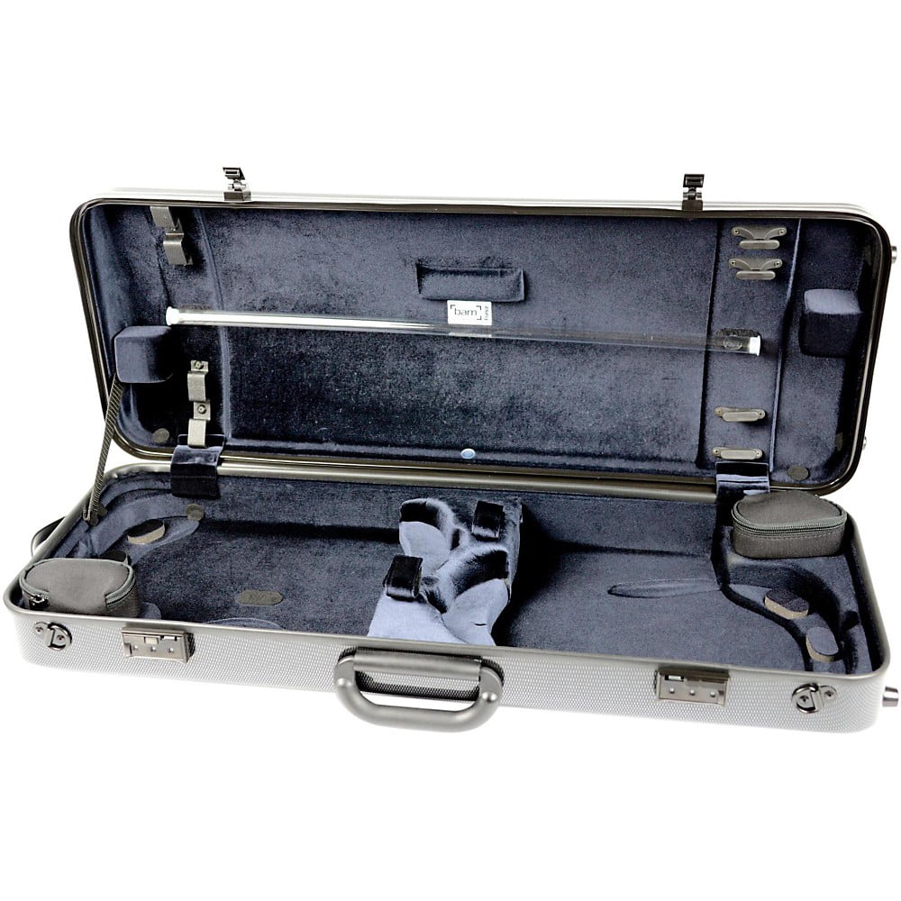 Bam 2005XL Hightech Case for 2 Violins Black Carbon