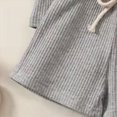 thumbnail image 6 of Toddler Girl Clothes, 2Pcs Baby Girl Summer Spring Outfits Sloid Color Sleeveless Vest Casual Tank Top + Shorts Clothing Set Kaprioy Toddler Girl Clothes 12 24 Months 2T 3T 4T, 6 of 6