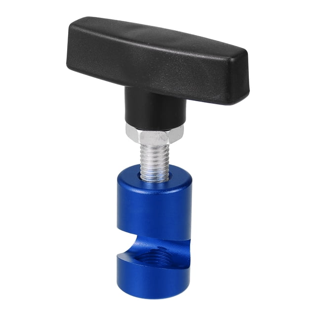Abrazadera de soporte de elevación del puntal del capó y pinza de bujía, herramienta 2 en 1, color azul, paquete de 1