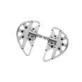 thumbnail image 1 of Xingzhi Motorcycle Foot Pegs Rest Footrest Pedals for Touring Electroplate, 1 of 9