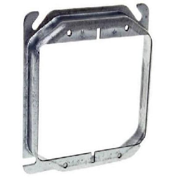 3Pc Raco Square Steel 2 gang Box Cover For Two Wiring Devices