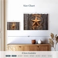 thumbnail image 4 of Elephant Stock Texas Star Wall Art - Horizontal Canvas Wall Art - Living Room Wall Decor - Places Canvas - Gray And Brown Decor - 12" x 8", 4 of 8