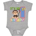 thumbnail image 3 of Inktastic Monkey First Birthday Boys or Girls Baby Bodysuit, 3 of 5