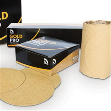 

U. S. Chemical & Plastics USC-082417 6 in. Gold Paper Roll Grip P500