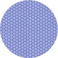 thumbnail image 1 of Ahgly Company Machine Washable Indoor Round Transitional Jeans Blue Area Rugs, 5' Round, 1 of 7
