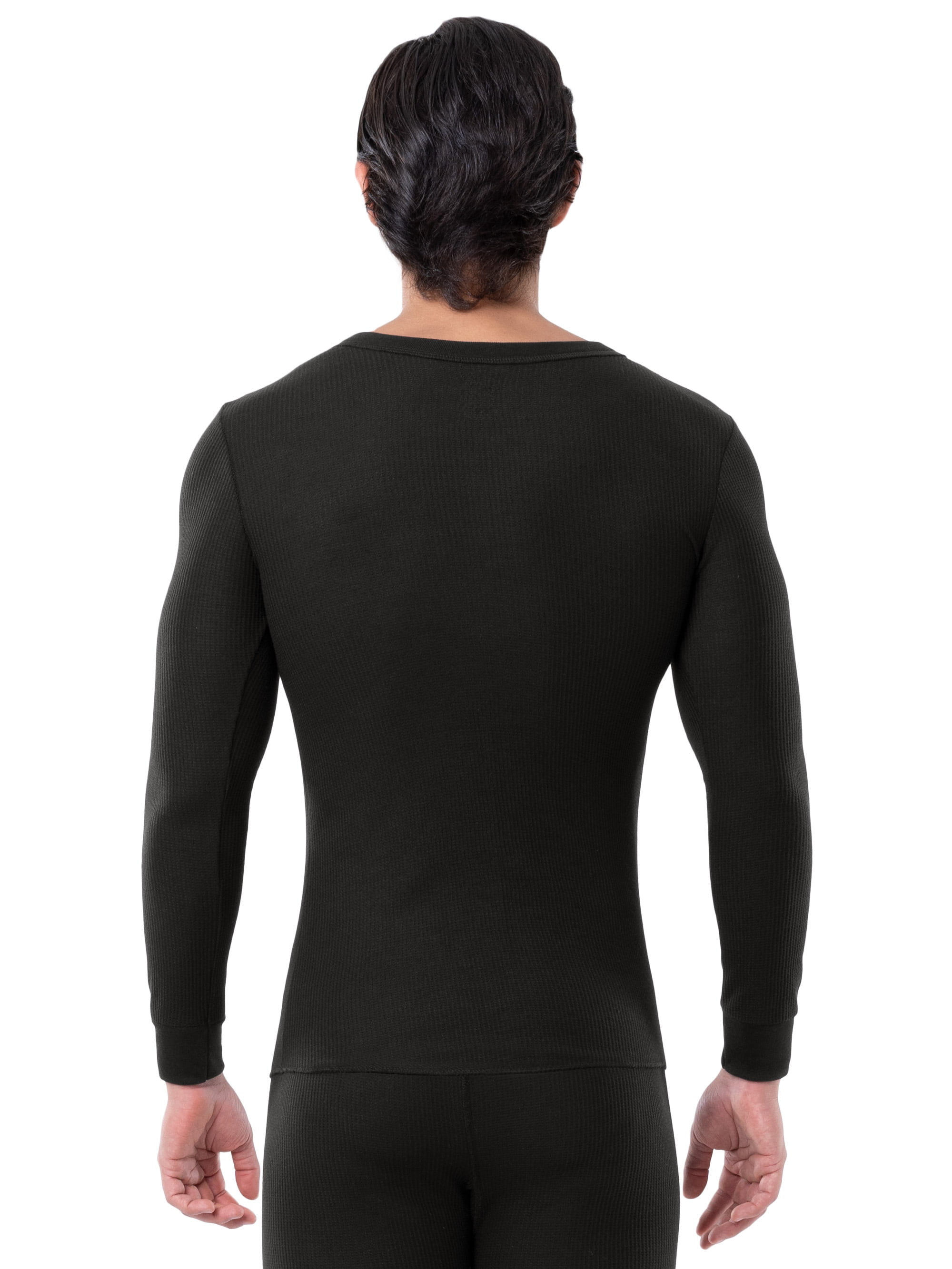Fruit of the Loom Men's Thermal Waffle Crew Top, Sizes S-5XL