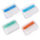 thumbnail image 5 of Soidarity Cepillo de fácil de usar con hilo para una cómoda higiene bucal, cepillos interdentales de goma de tamaño portátil cuidado de los oídos azul claro 100 piezas, 5 of 6