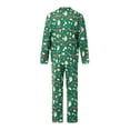 thumbnail image 3 of Inevnen Christmas Family Matching Outfits Long Sleeve Blazer and Trousers Adult Kids Matching Suit, 3 of 6