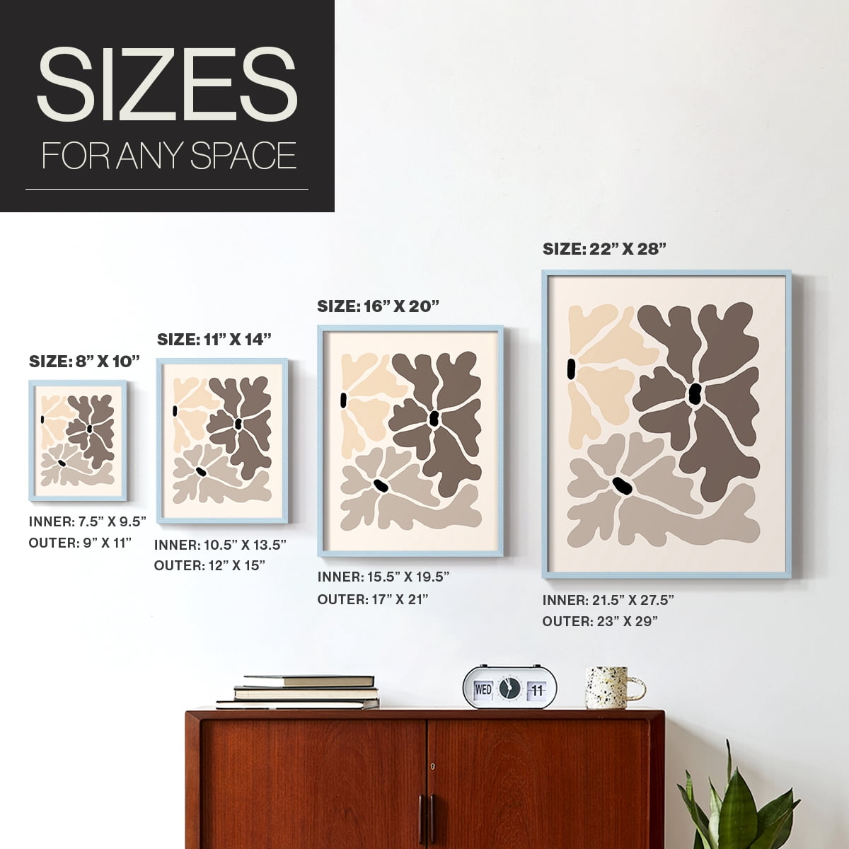 Matisse CCLXI in Solid Wood 8 x 10 Framed Print