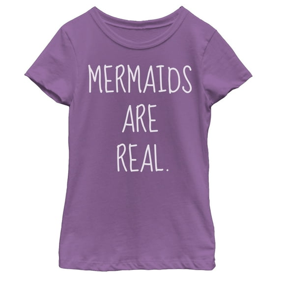 Girl's Lost Gods Mermaids Are Real Graphic T-Shirt