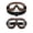 C, variant on Tuscom Motorcycle Helmet Mirror Visor Goggle, Eyepiece with Reflective Shield for Riding, Universal Fit Motorcycle Eyewear Accessory