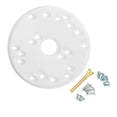 thumbnail image 1 of Eigraketly Placa base universal de enrutador acrílico para enrutadores de molduras con pasador de centrado 1. Hecho de acrílico transparente Herramientas manuales y eléctricas, 1 of 6
