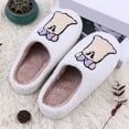 thumbnail image 5 of Shadoumai Halloween Slippers For Women Men, Halloween Pumpkin Slippers, Soft Plush Spooky Slipper, Cute Cartoon Cozy House Slipper, Fuzzy Winter Holiday Shoes, Halloweens Christmas Gifts, 5 of 9
