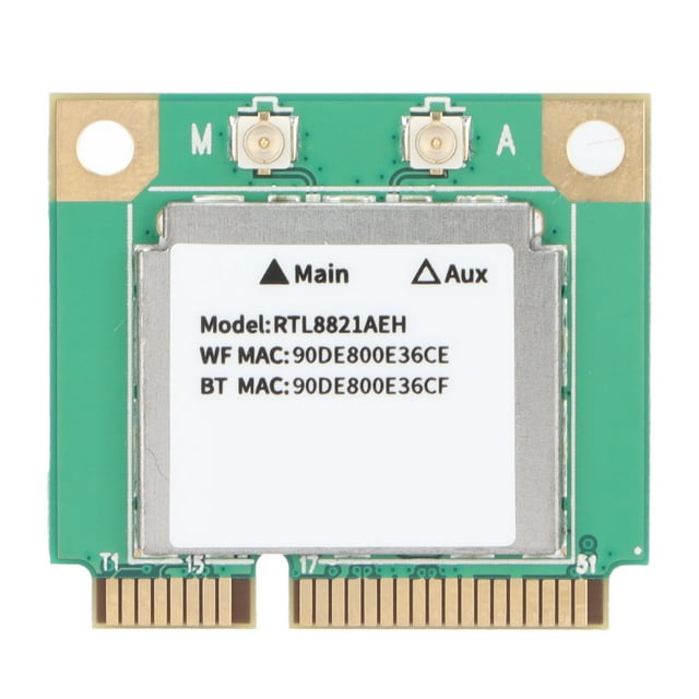 Network Card Pcie Wifi Adapter 433M Semi Mini Dual Band for Notebook Computer for PC for Tablet ANGGREK Otros