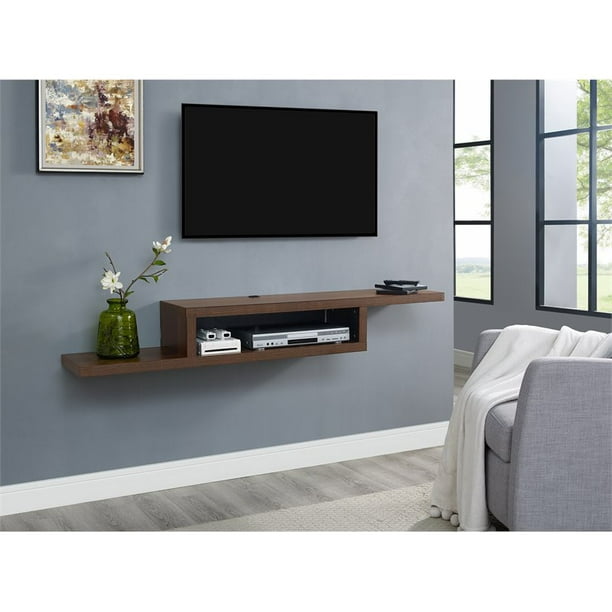 Martin Furniture 60 Asymmetrical Wall, Console Table For Wall Mounted Tv