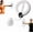 White, variant on Infinity Hoop for Arms and Shoulder Exercise Equipment, 360° Hand Crank Forearm Trainer for Women and Men, Portable Arm Sculpting Device for Home Gym and Fitness