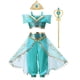 thumbnail image 3 of Disney 2023 vestido de jazmín para niñas, lámpara mágica de princesa Aladino, ropa de carnaval, Vestidos, disfraz de Cosplay para fiesta de Halloween, 3 of 5