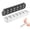 Black+white, variant on Weekly Pill Organizer 2 Times a Day Large 7 Day Easy Fill Quick Fill Portable AM PM Pill Box for Supplement Vitamin and Medicine