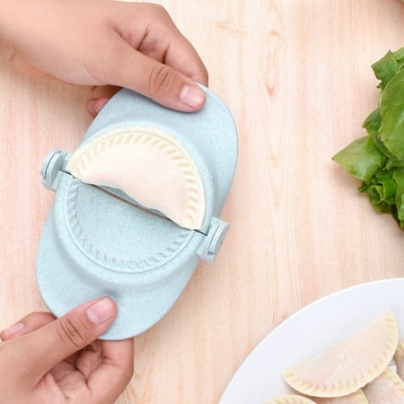 

Dumpling Wonton Making Tool Lightweight Easy Operation Stencil for Home Kitchen Dining Room