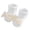 White, variant on Gyujnb Fold Top Bow Detail Ribbed Knit Soft Yarn Daily Wear Ankle Sock (Baby),6-12 Months