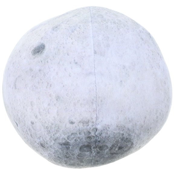 SEWCHICS Fluffy Moon Shaped Pillow PP Cotton 1Pcs 6.7In