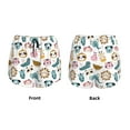thumbnail image 5 of Lsque Cartoon Animals Printed Women's Running Shorts with Liner Pockets,Elastic Quick Dry Workout Athletic Gym Yoga Shorts,Womens High Waist Shorts-Small, 5 of 9