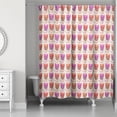 thumbnail image 2 of Creative Products Modern Floral Pattern 71x74 Shower Curtain, 2 of 2