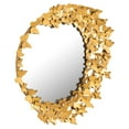 thumbnail image 3 of Butterfly Gold Round Mirror, 3 of 7