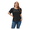 Black, variant on Plus Size Women T Shirt XL 4XL Loose Fit Short Sleeve Round Neck Casual Summer Top