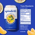 thumbnail image 6 of Spindrift Sparkling Water, Yuzu Mandarin Flavor, Real Squeezed Fruit, 12 fl oz, 8 Count, No Sugar Added, Low Calorie Drink, 6 of 8