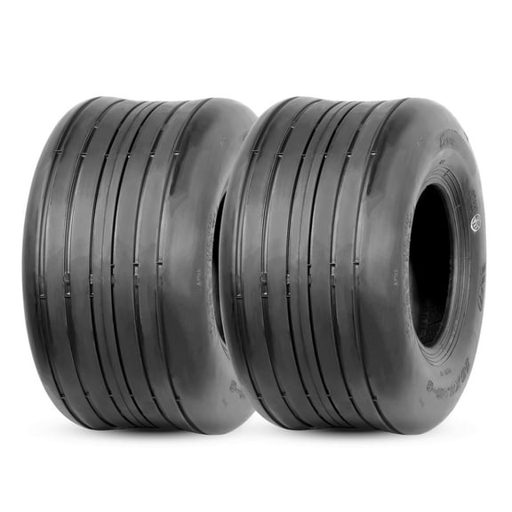 HALBERD Rib 13x6.50-6 Lawn Mower Tires A3 4Ply Lawn&Garden Utility Cart Turf Tires Set of 2