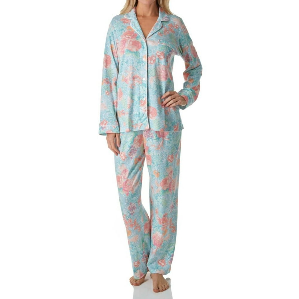 Miss Elaine - Women's Miss Elaine 427807 Cottonessa Long Sleeve Pajama
