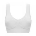 thumbnail image 1 of Forzero Women Double Layer Large Size Seamless Rimless Vest Style No Trace Yoga Sports Bra, 1 of 6