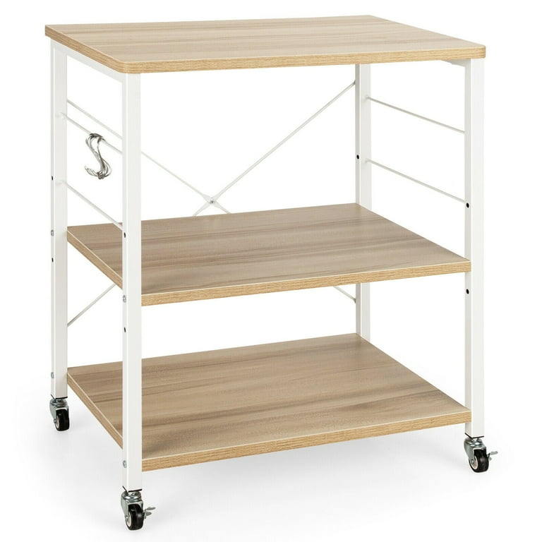 NEIGHBORHOOD 16SS BAKER/C-ST【M】 3-Tier Kitchen Baker's Rack Microwave Oven Storage Cart w
