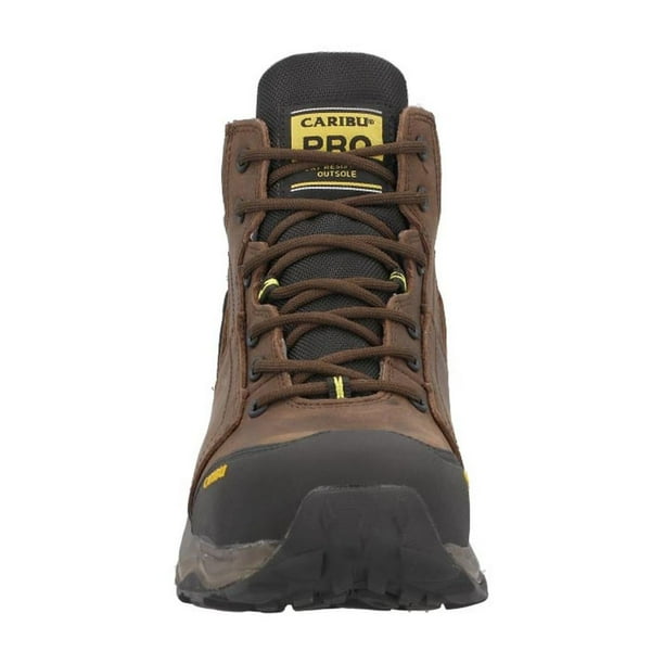 Botas Caribu Hombre Industriales Antiderrapantes Resistentes cafe