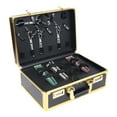 thumbnail image 3 of ToppiJoy Hairdresser Case with Lock Fireproof Metal Storage Organizer for Travel Salon Heavy-Duty Makeup Kit, 3 of 11
