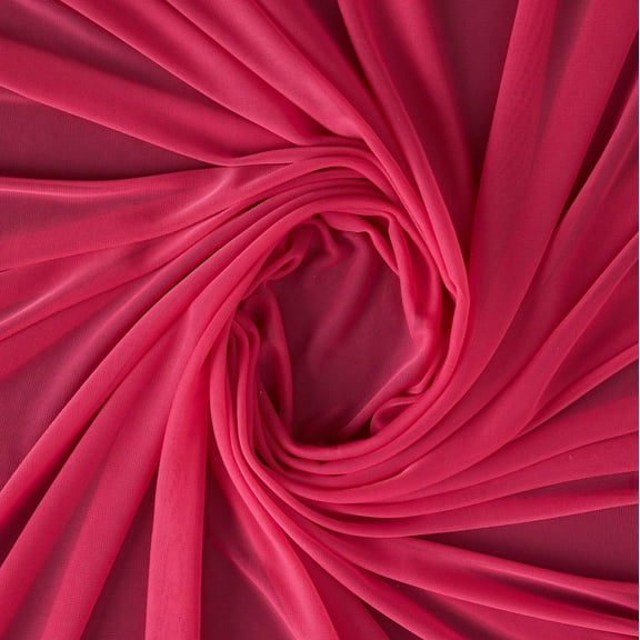 Zelouf Matte Jersey Chiffon , Sewing, DIY, Crafts Fabric by the Yard, Lemonade Pink, 3 Yard