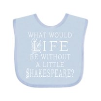 Inktastic Shakespeare Boys or Girls Baby Bib