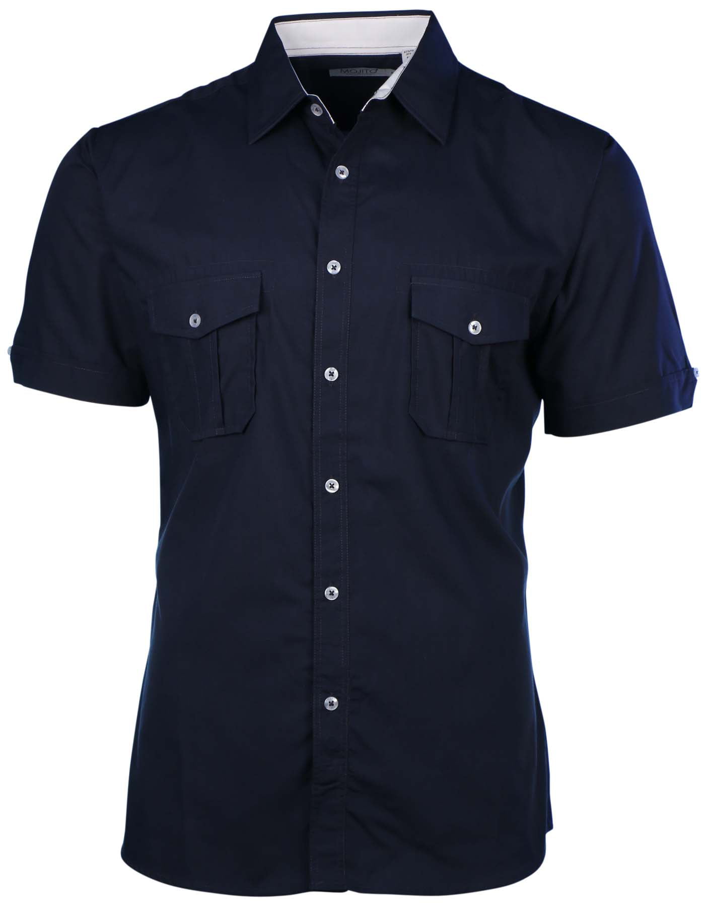 INC Solid Dream Mens Two-Pocket Button Down Shirt