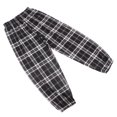 thumbnail image 3 of Pantalones casuales pantalones a cuadros de mujer de moda de corte holgado de cintura alta para el hogar ANGGREK Otros, 3 of 7