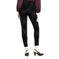 thumbnail image 2 of Maison Jules Womens Flocked Casual Trouser Pants, 2 of 3