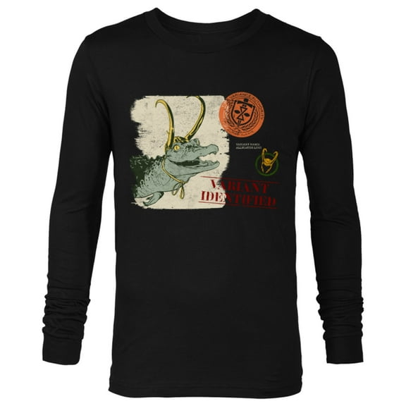 Marvel Loki Alligator Loki TVA Variant Identified - Long Sleeve T-Shirt for Men – Customized-Black