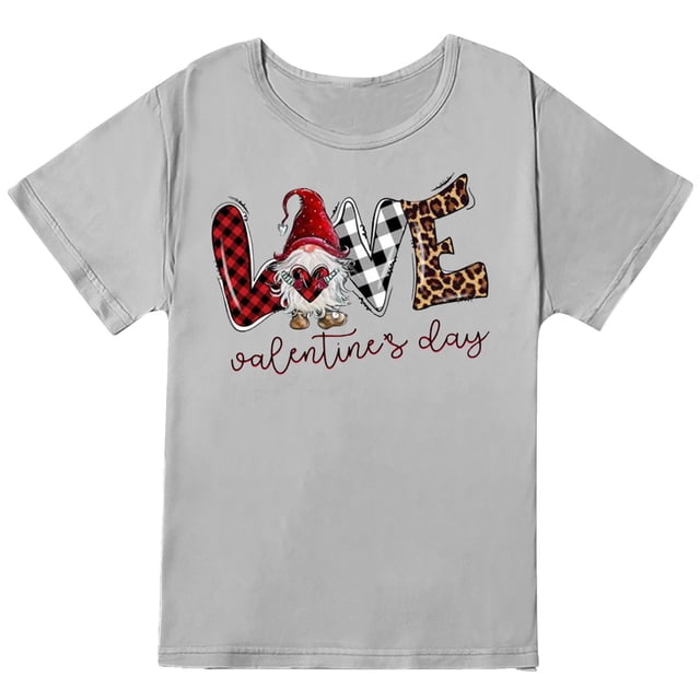 Hauts d'Été pour Femmes 2023 T-Shirts Imprimés Grande Taille Col Rond Imprimé Chat Manches Courtes Tee Graphique