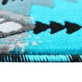 thumbnail image 4 of Flash Furniture Mohave Rectangular Southwestern Black, Grey, Turquoise Area Rug, 2' x 7', 4 of 5