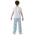 thumbnail image 4 of FORMRS Boys Pajama Pants with Pockets Size 13-14Y Kids Lounge Sleep Bottoms, Gray Snowflake, 4 of 8