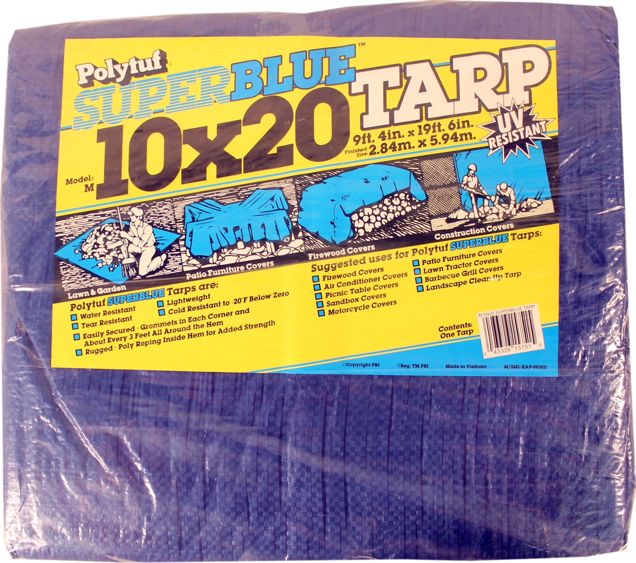 SUPERBLUE TARP 10X20 8