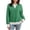 Green——Sweatshirts, variant on Oiangi Women's Zip Up Sweatshirt with Pockets Mock Neck Long Sleeve Pullover Tops Pink S
