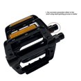 thumbnail image 2 of Ensemble de 2 Pcs de Pédales Pliables pour Vélo, Pédales à Roulement de Vélo Non Routier avec Sangle Réfléchissante, Pièces de Bicyclette, 2 of 5