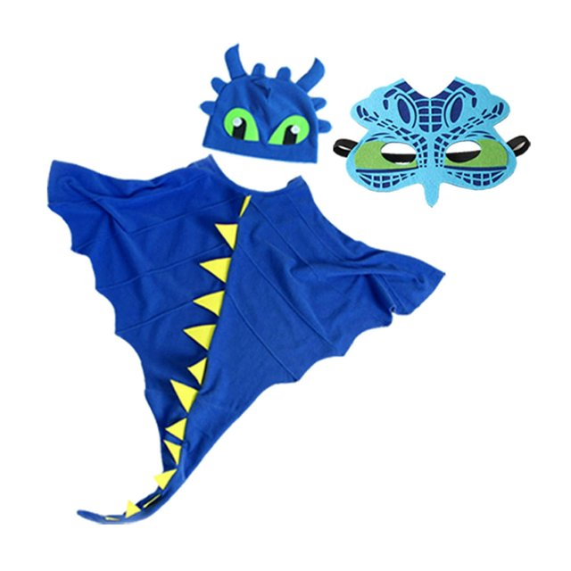 Disfraz de dinosaurio/dragón para niños, lindo juego de accesorios de cosplay de dinosaurio para niñ