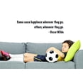 thumbnail image 1 of Custom Decals Some Cause Happiness Wherever They Go; Others, Whenever They Go. - Oscar Wilde Wall Art Size: 16x40 Inches Color: Black, 1 of 1